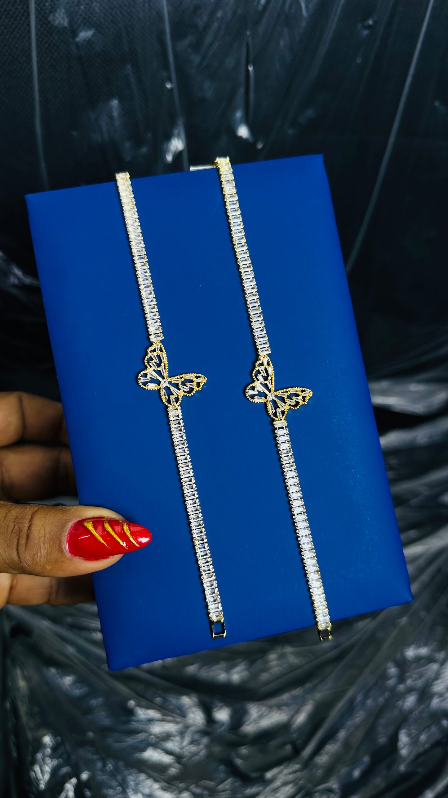 Zirconia Bracelet 2(gold)