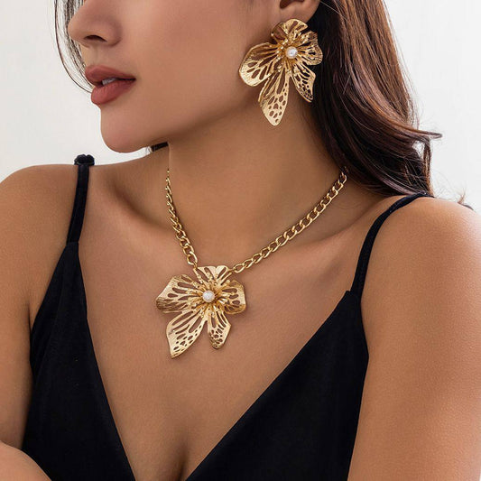 Flower Jewelry Set