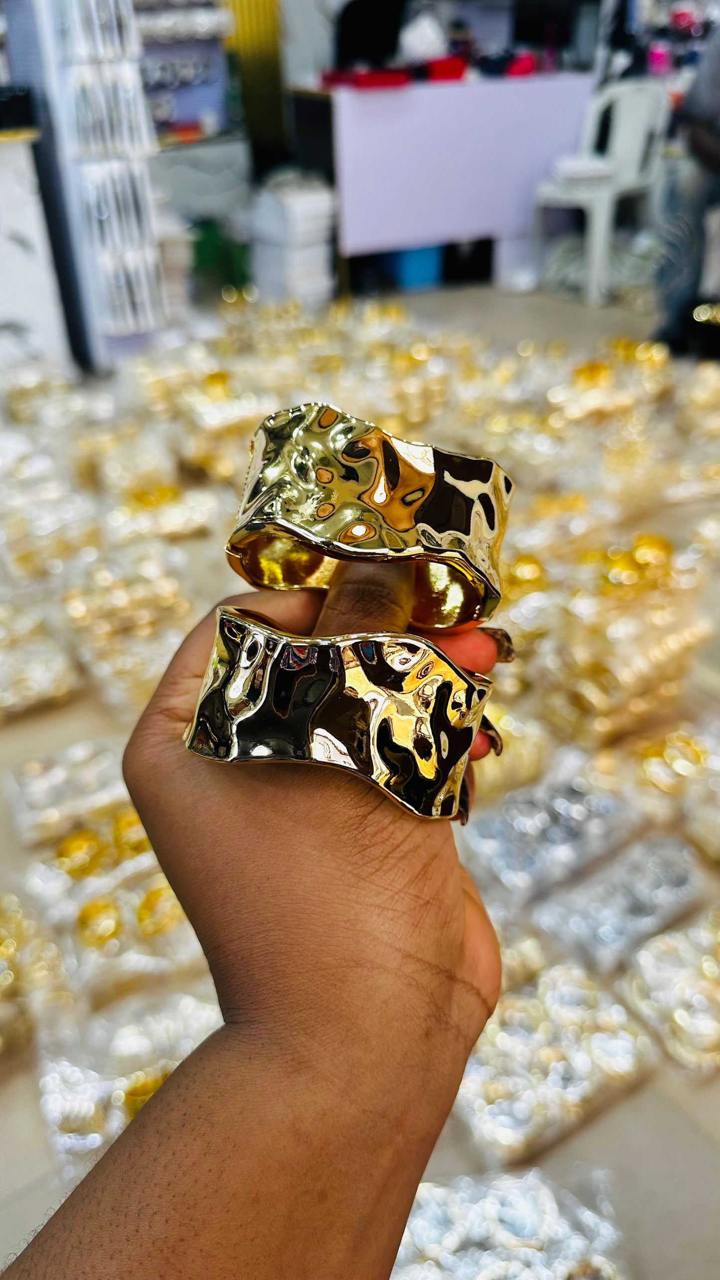 Chunky Bangles (steel quality)