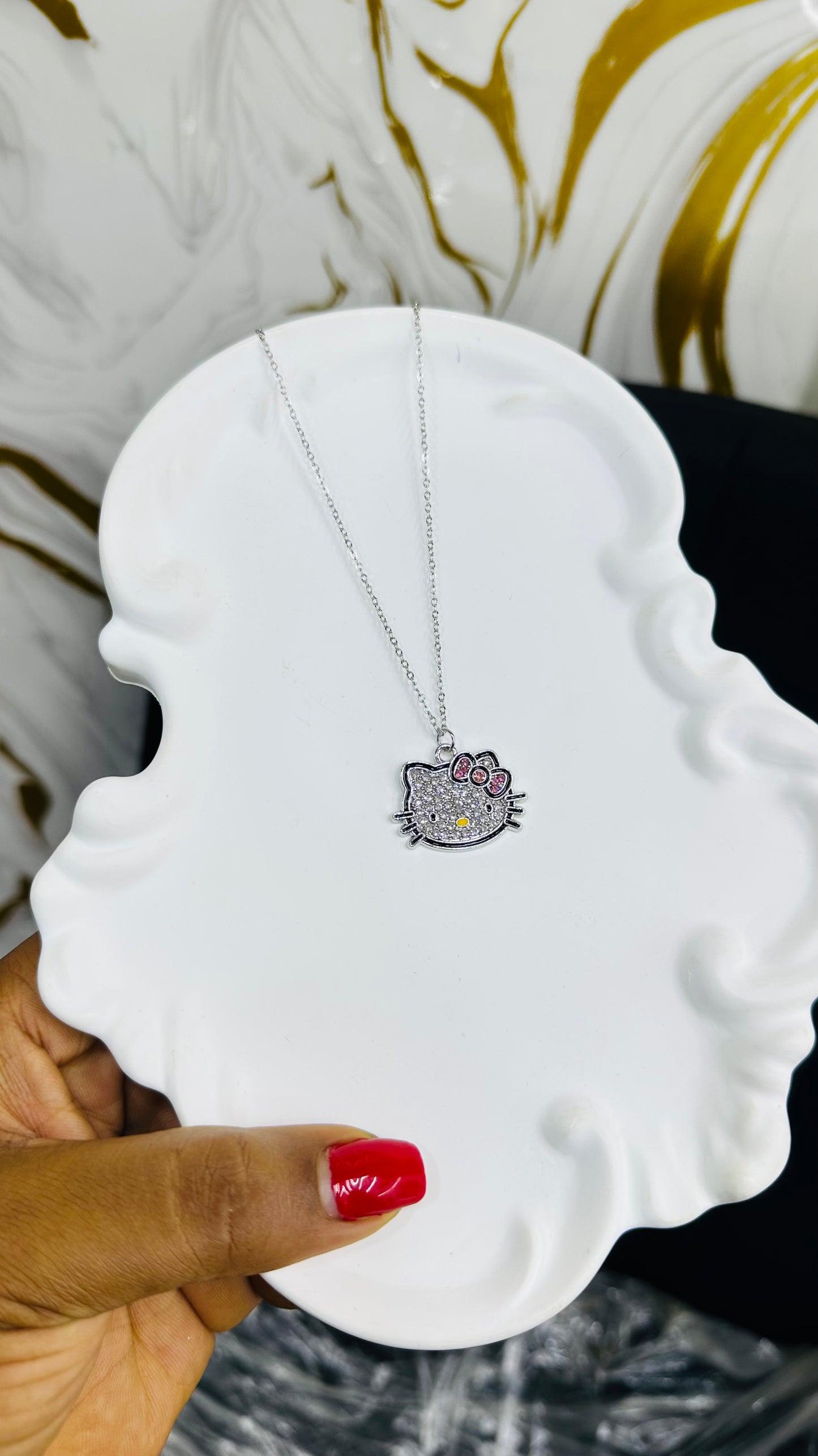 Single Zirconia Necklace