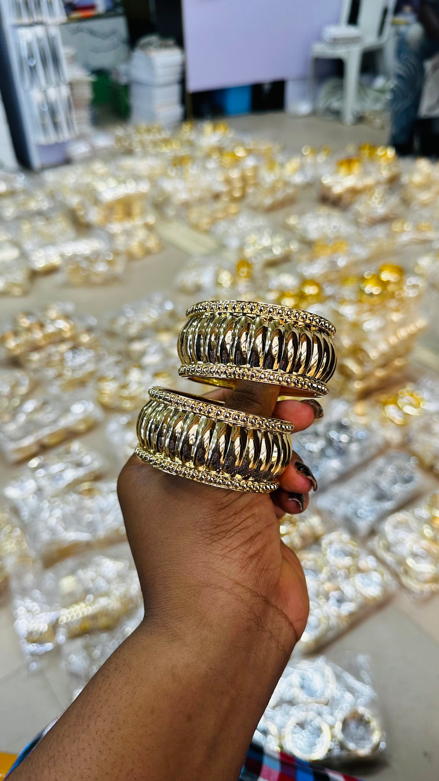 Chunky Bangles (steel quality)