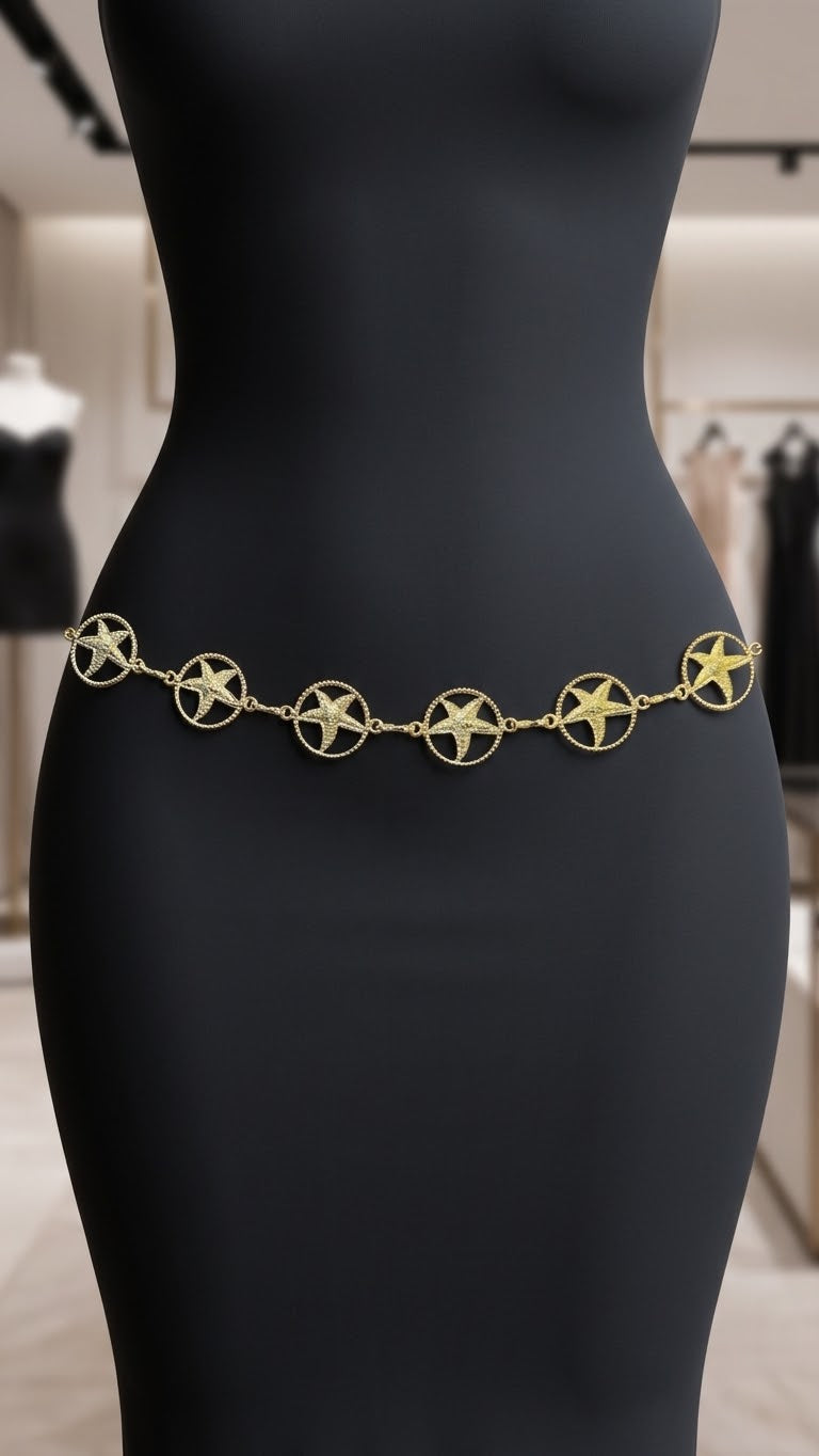 Waist chain Belt (golden✨)