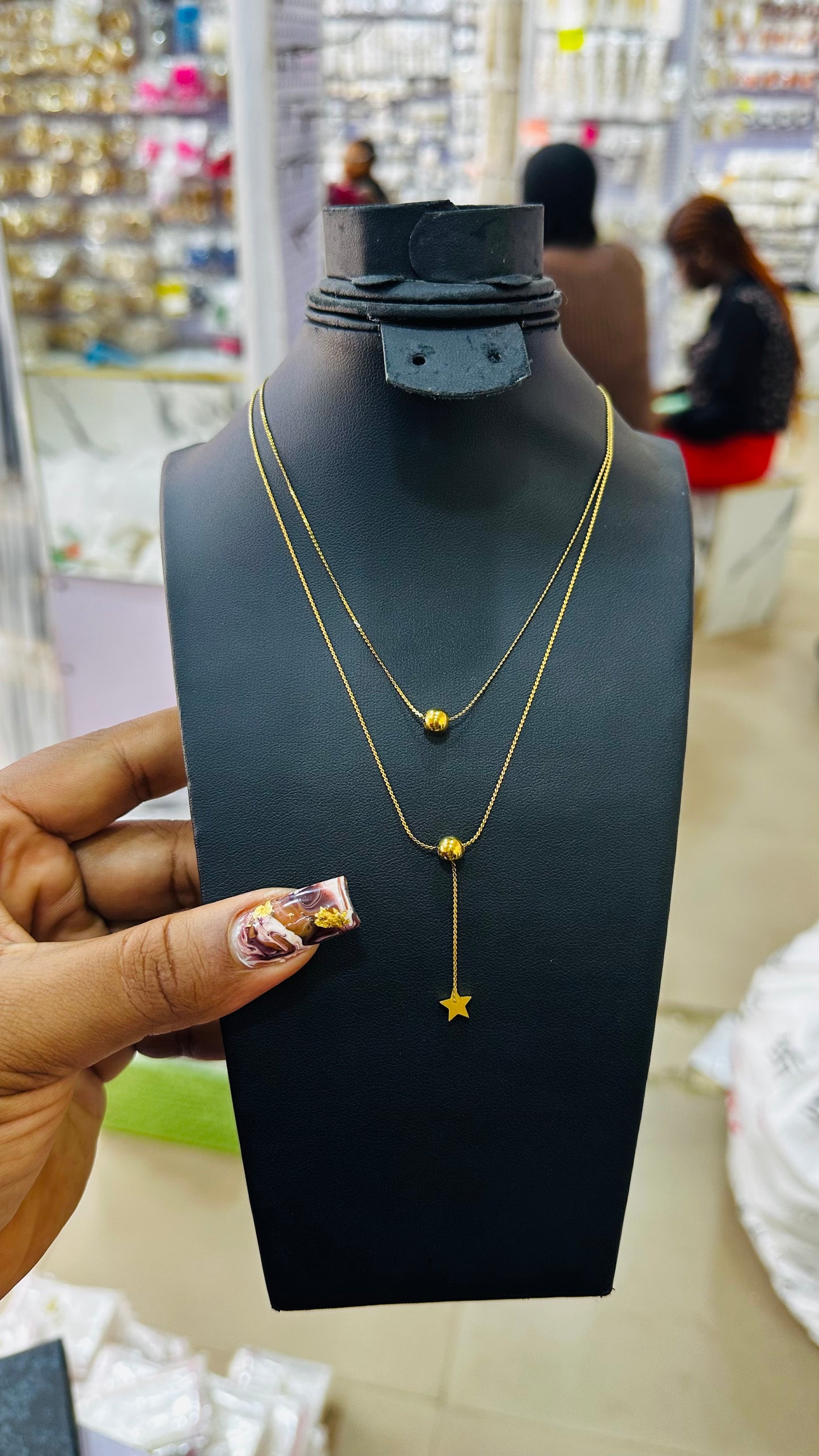 Double Layer Stainless Steel Necklace