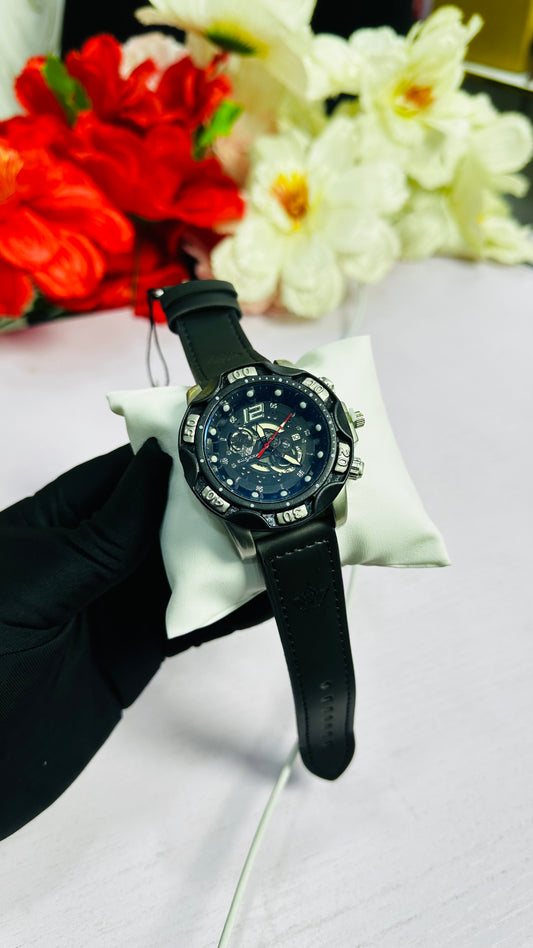 Leather Wristwatch (for men)