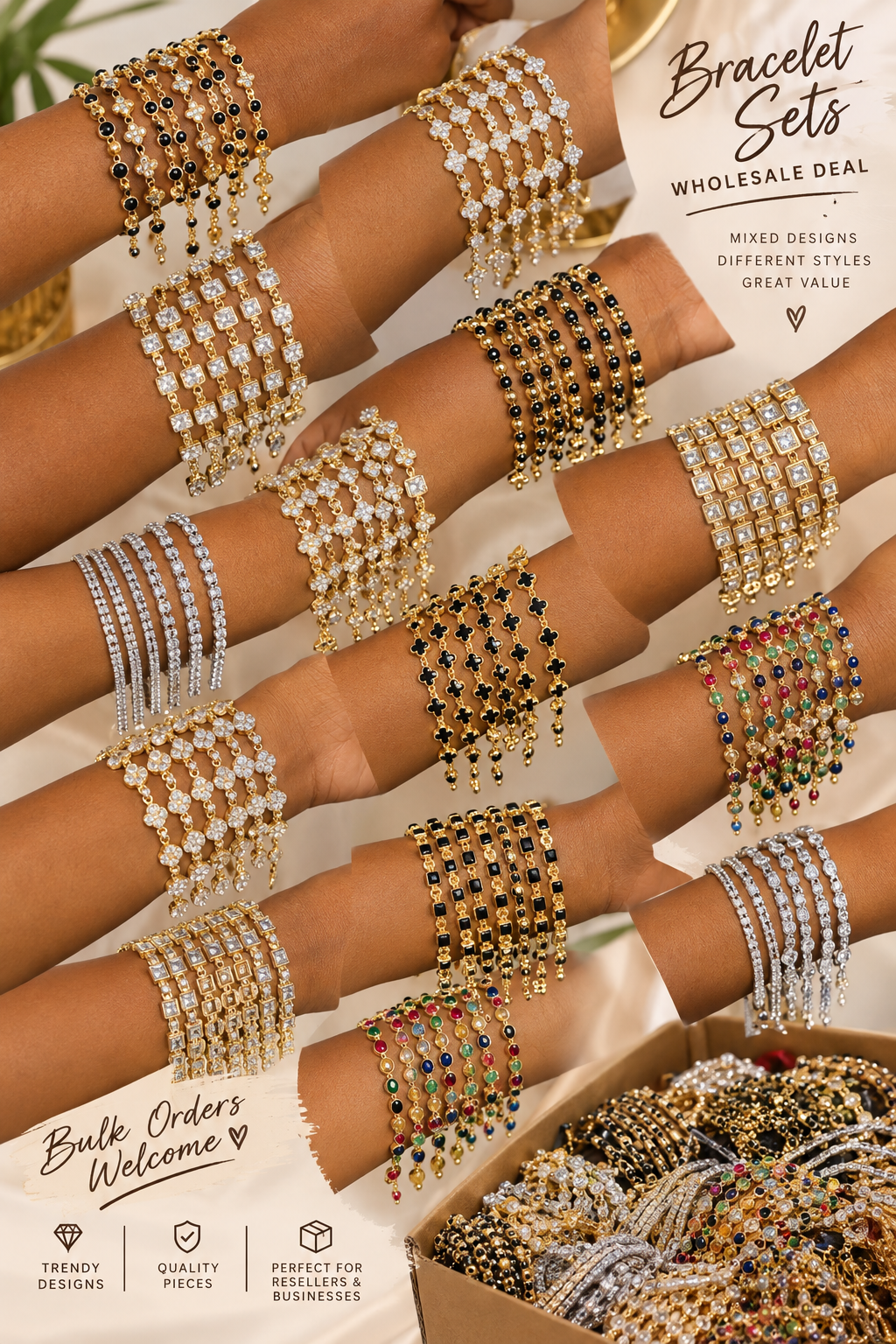 Zirconia Bracelets wholesale deal ✅