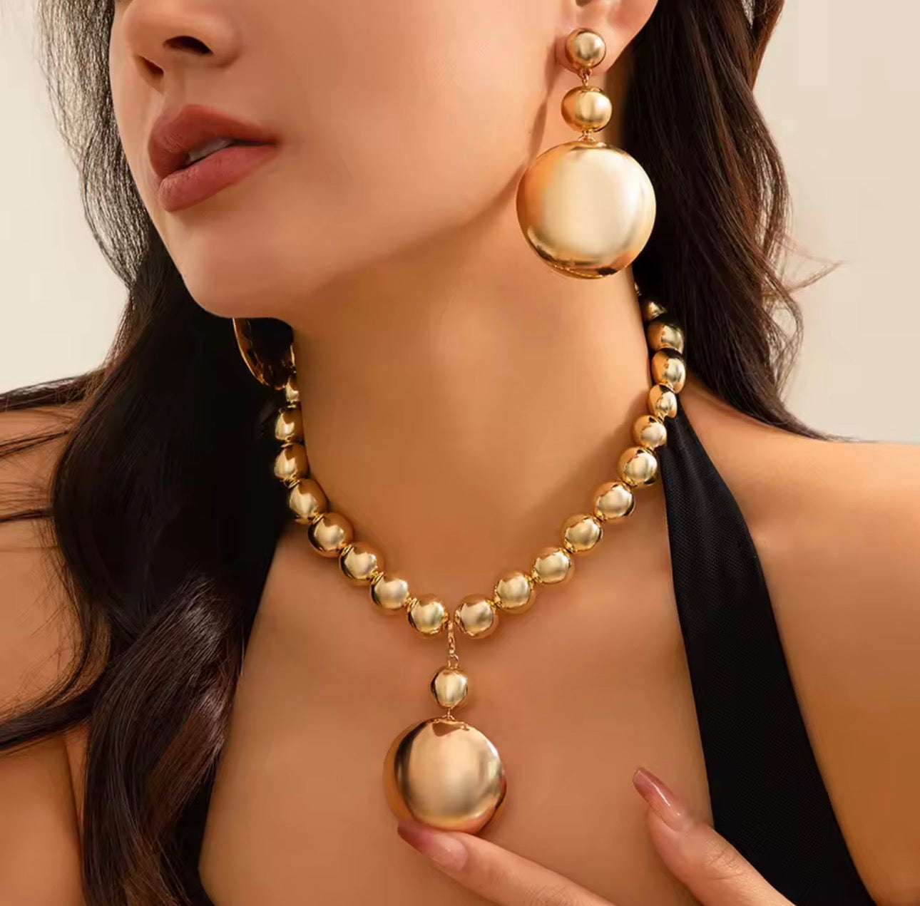 Big ball Jewelry Set