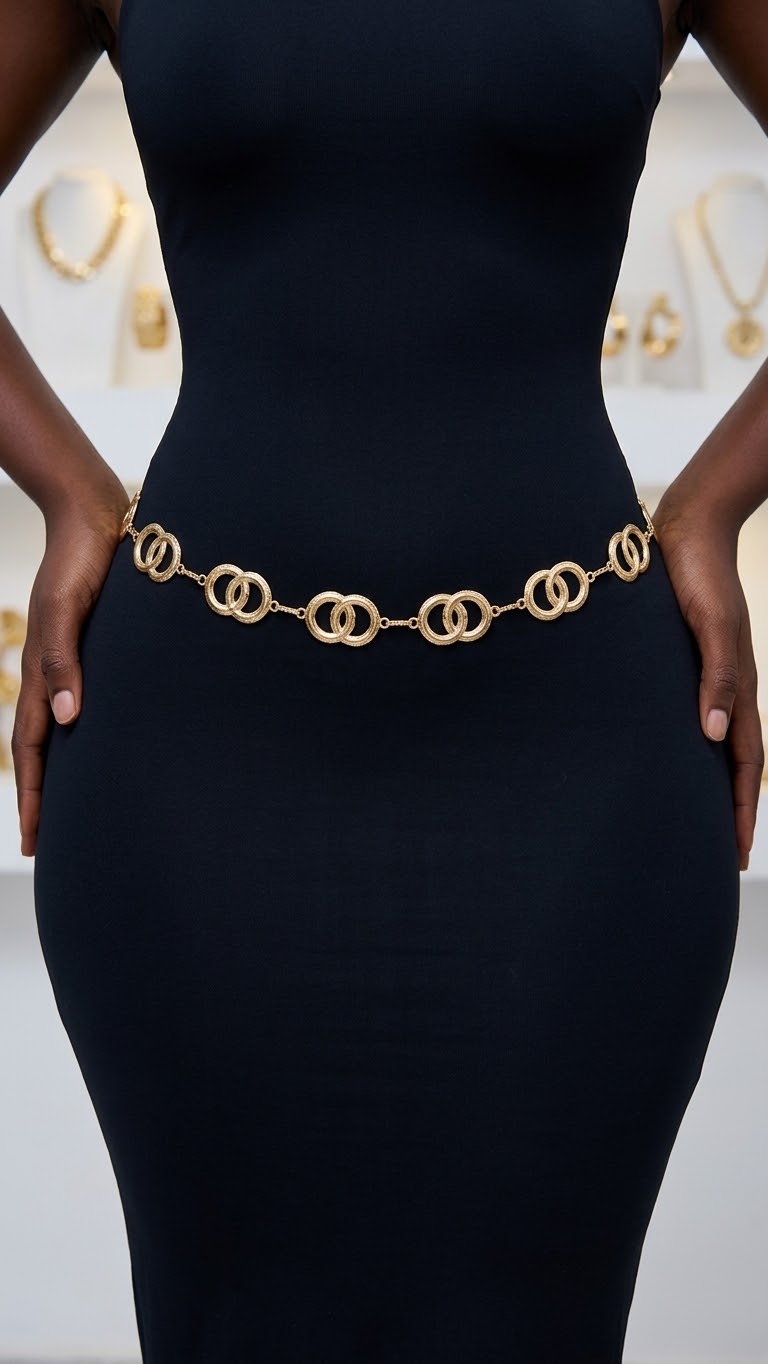 Waist chain Belt (golden✨)