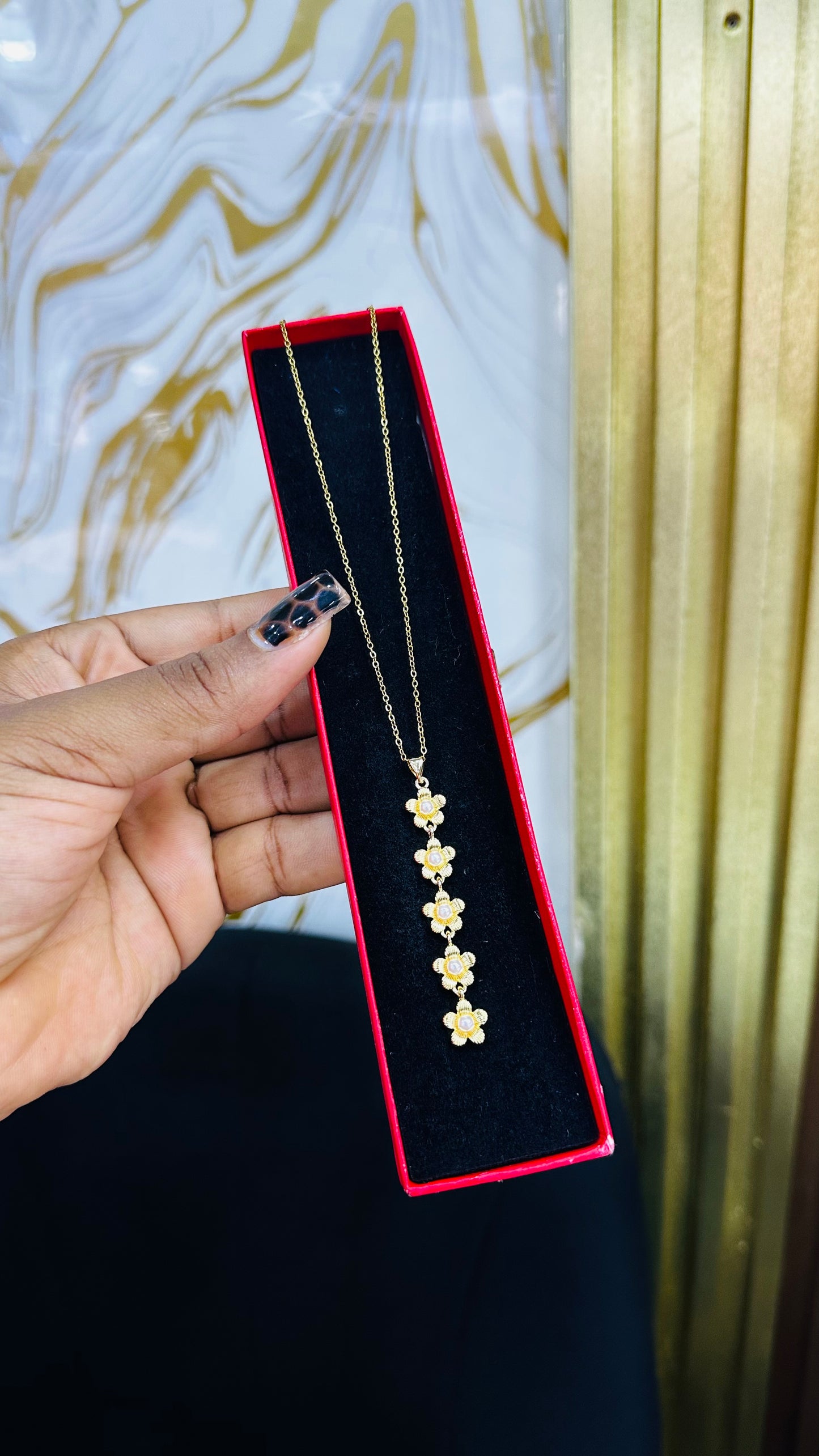 Zirconia Drop Necklaces