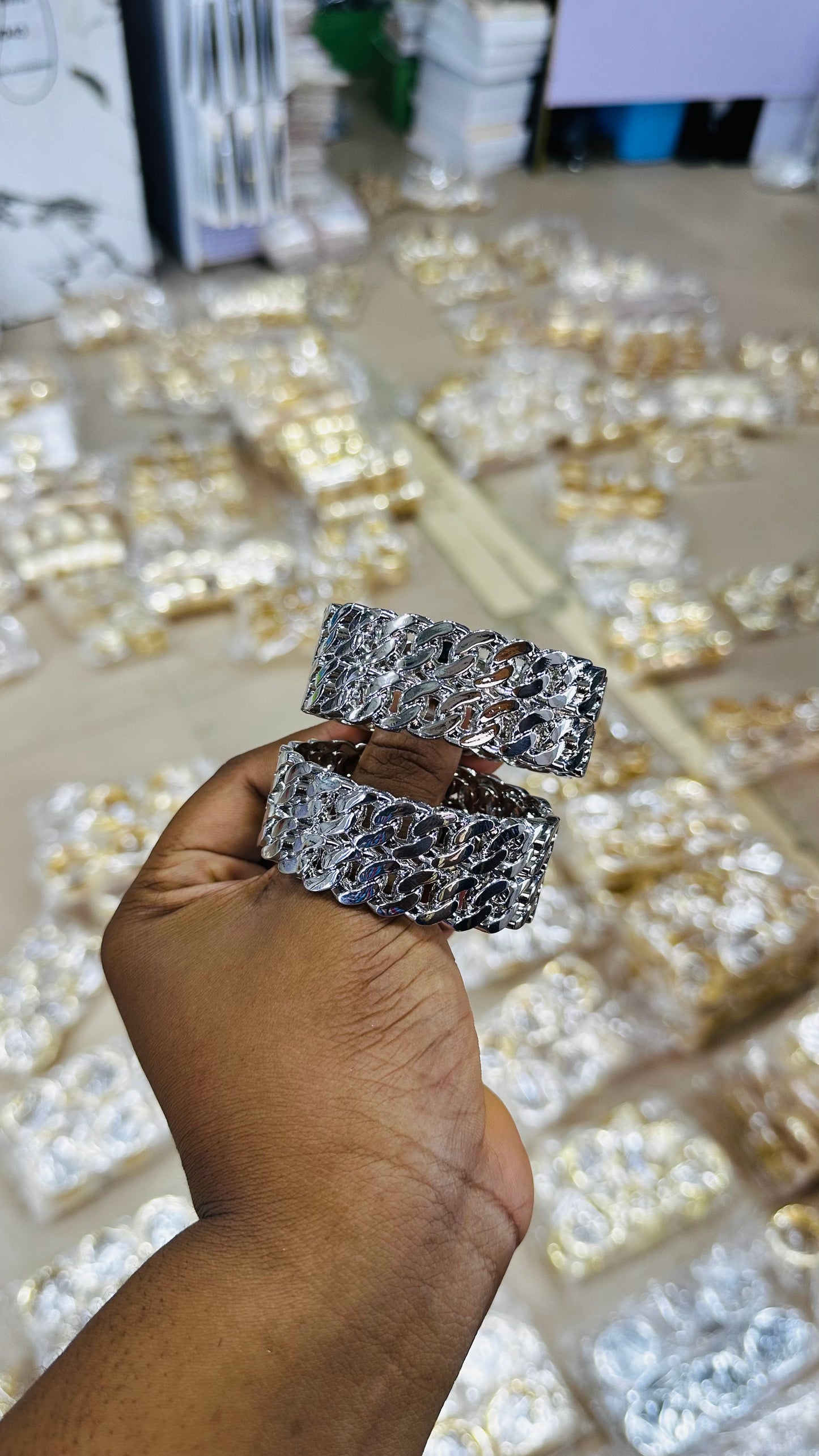 Chunky Bangles (steel quality)