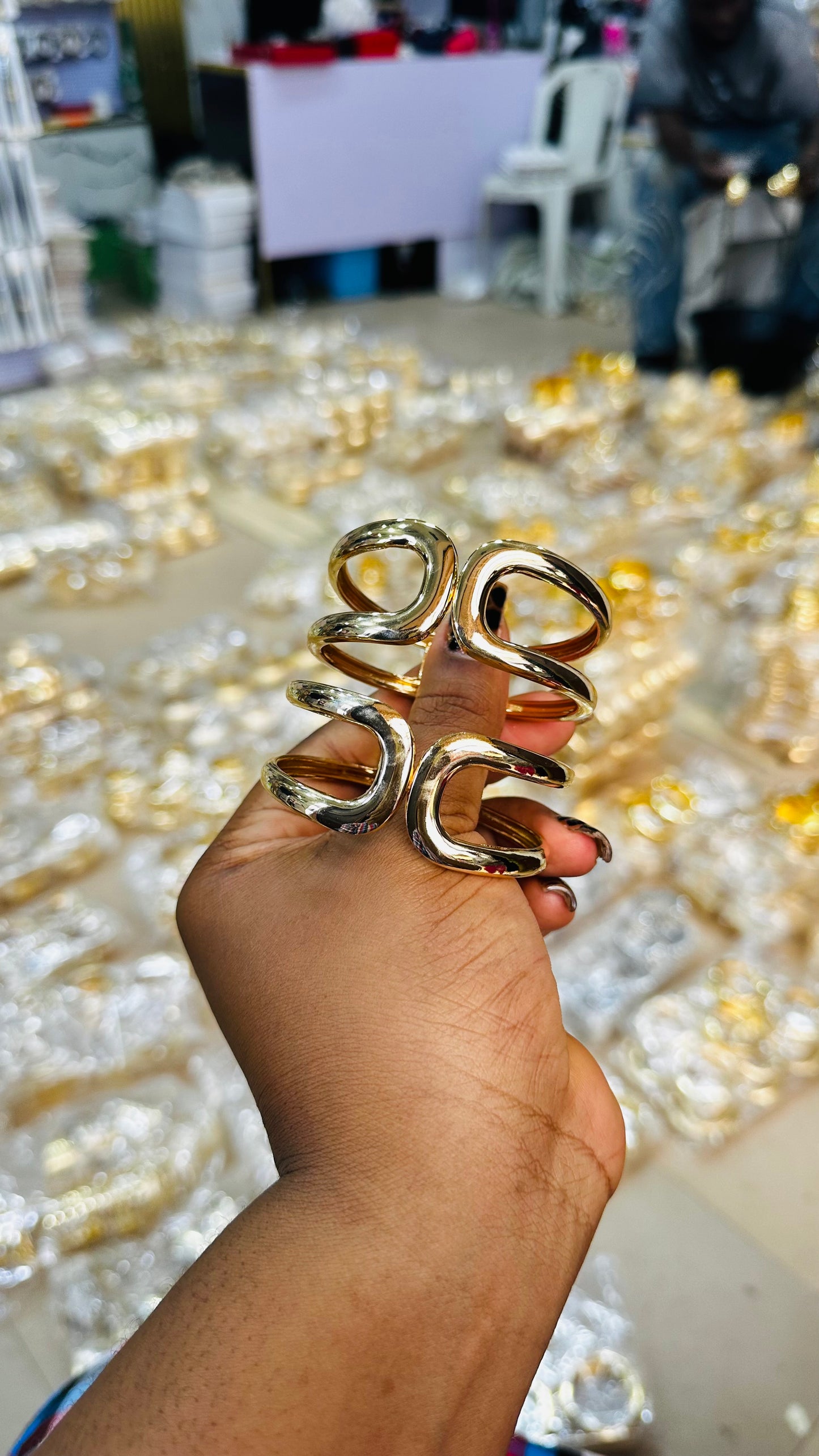 Chunky Bangles (steel quality)