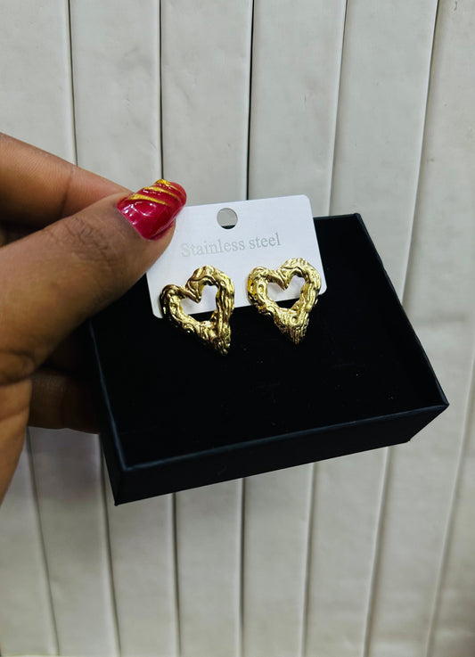 Steel earrings