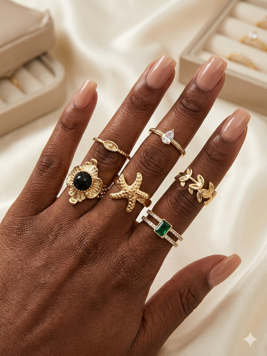 Fashion Knuckle Rings set