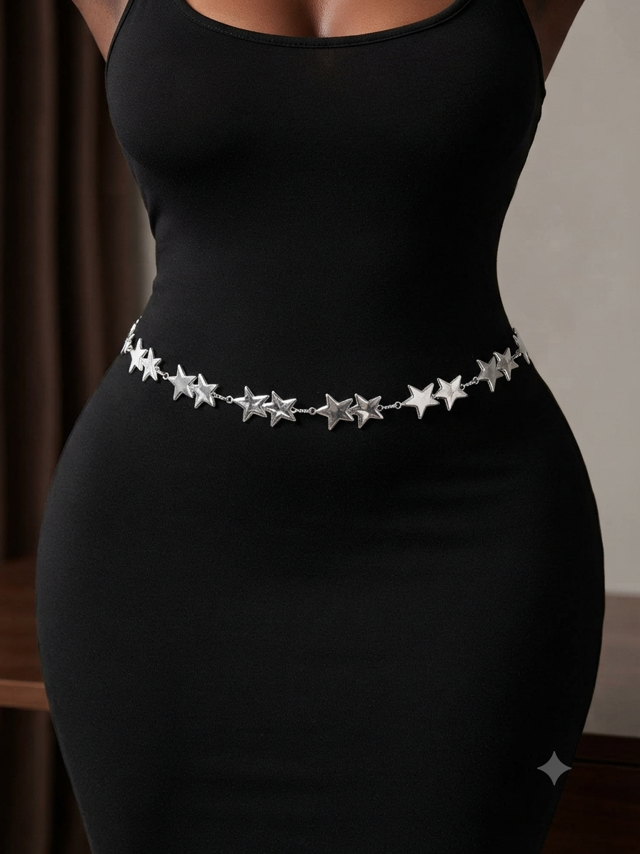 Waist chain Belt (silver 🩶)