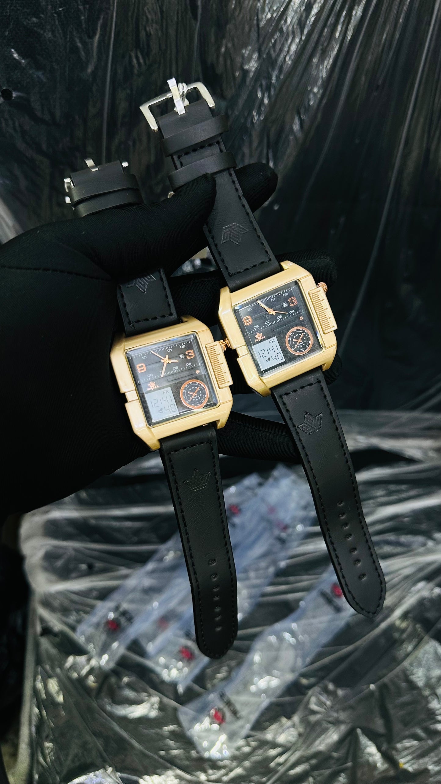 Leather Wristwatch(for men)