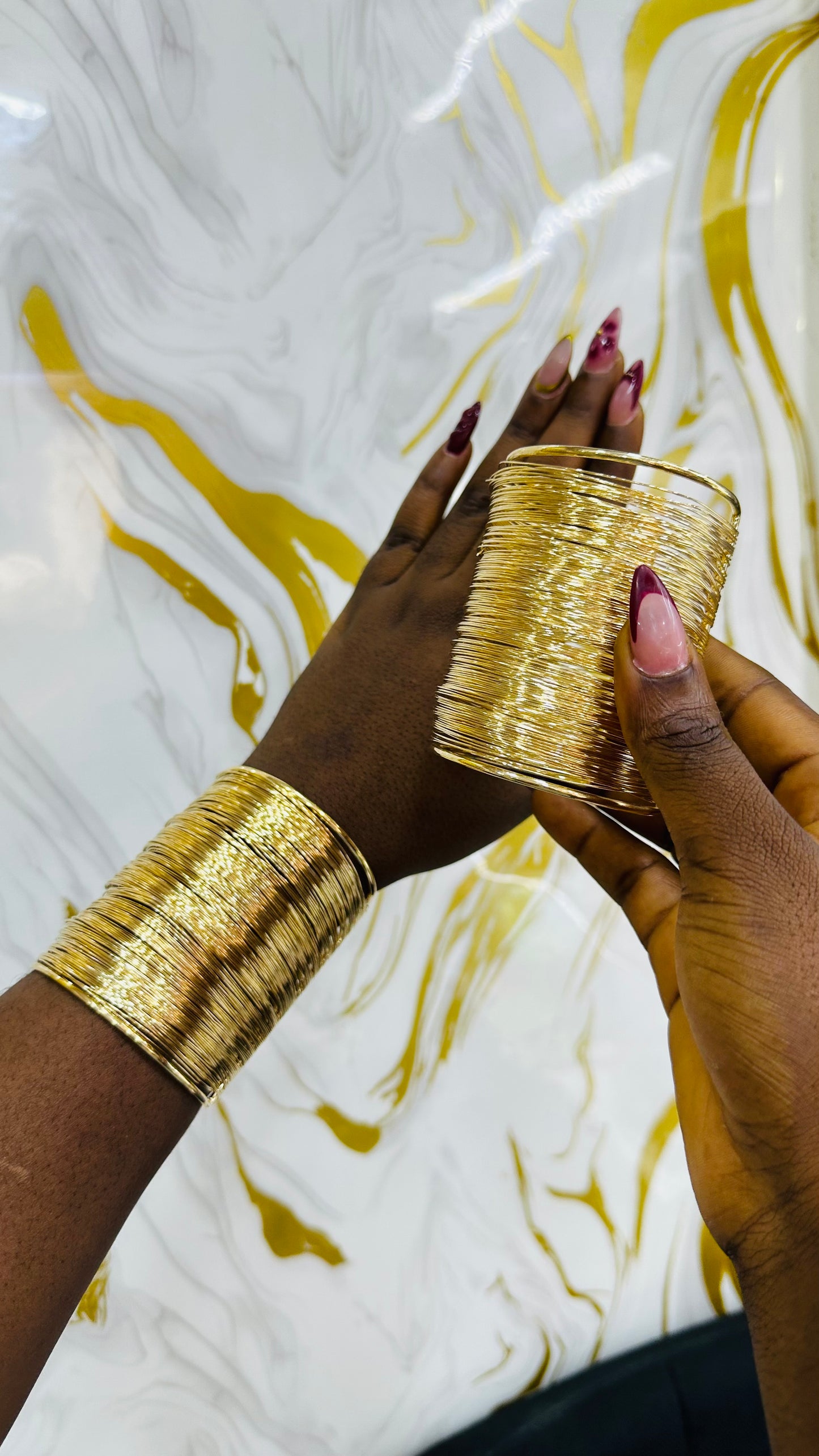 Long Net bangle