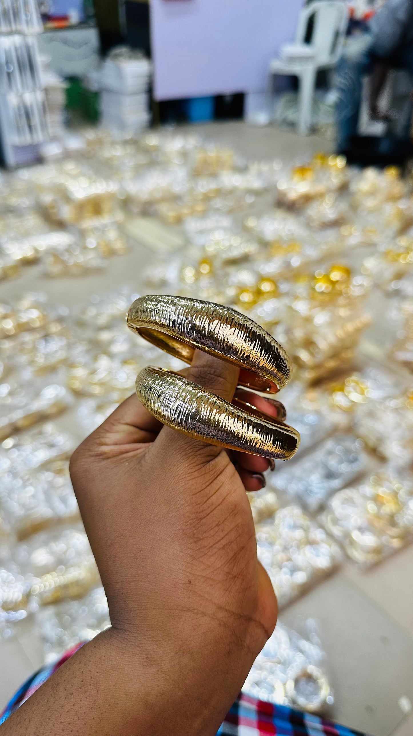 Chunky Bangles (steel quality)