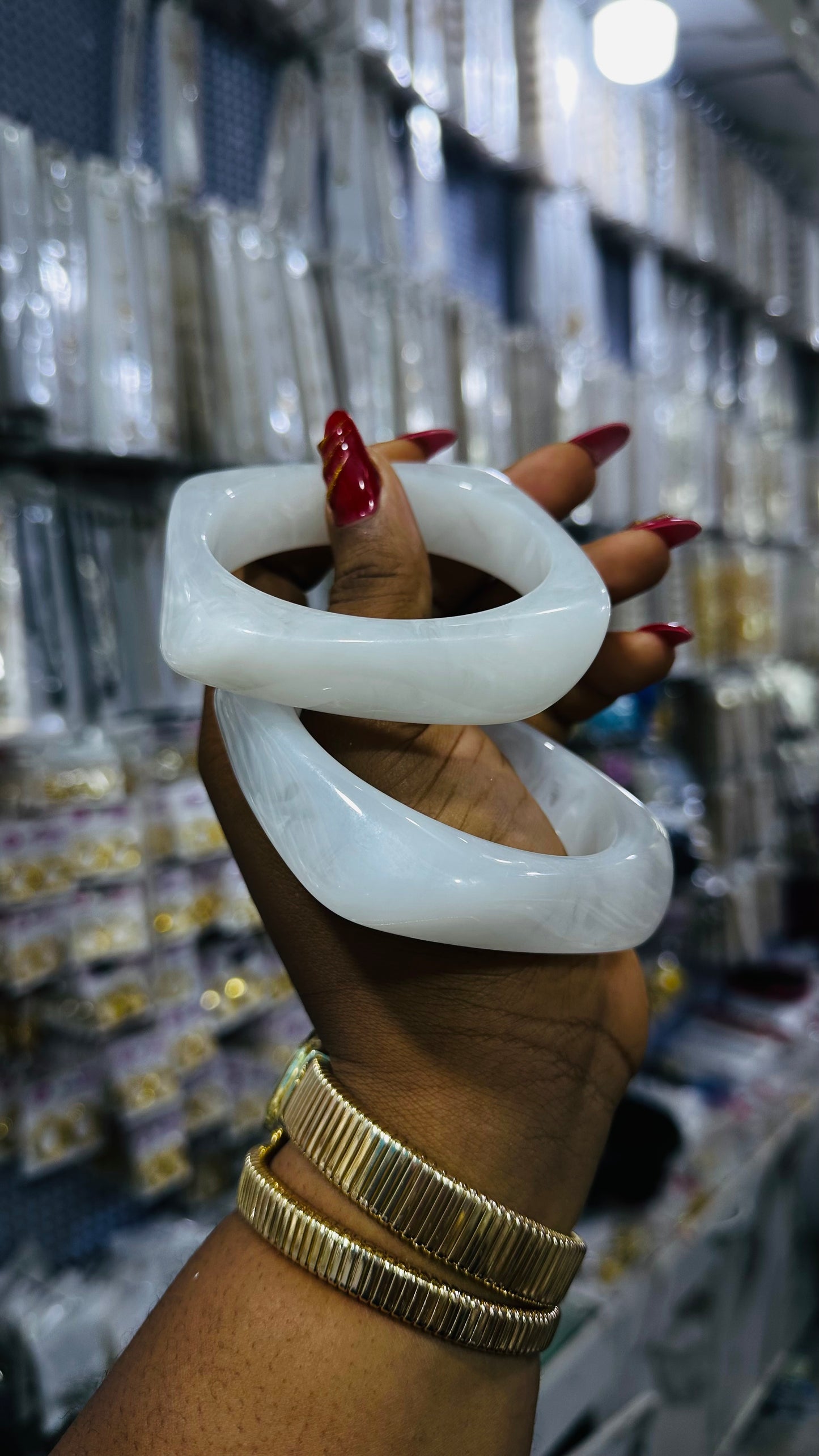 Ceramic bangles (square)