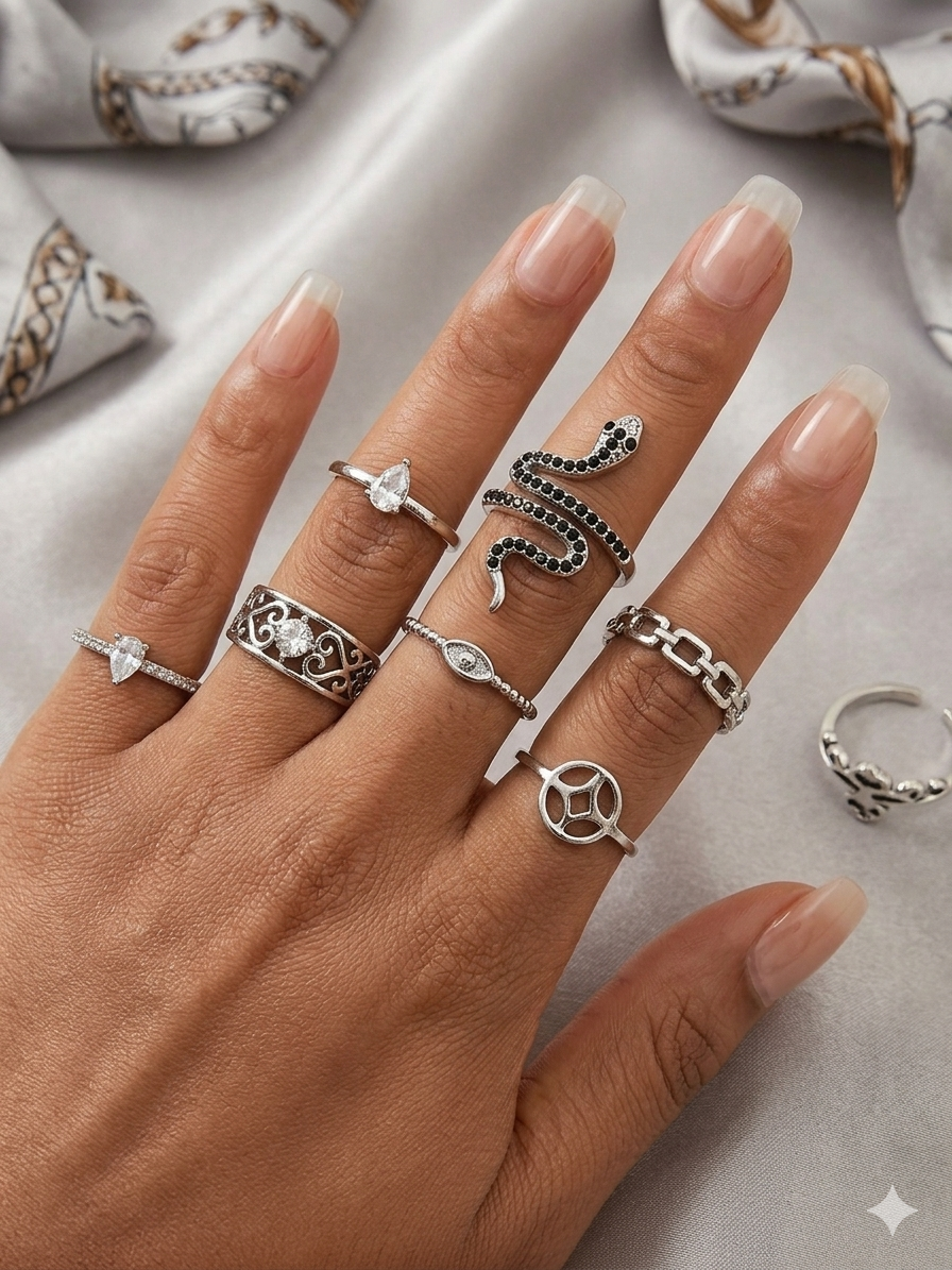 Fashion Knuckle Rings set