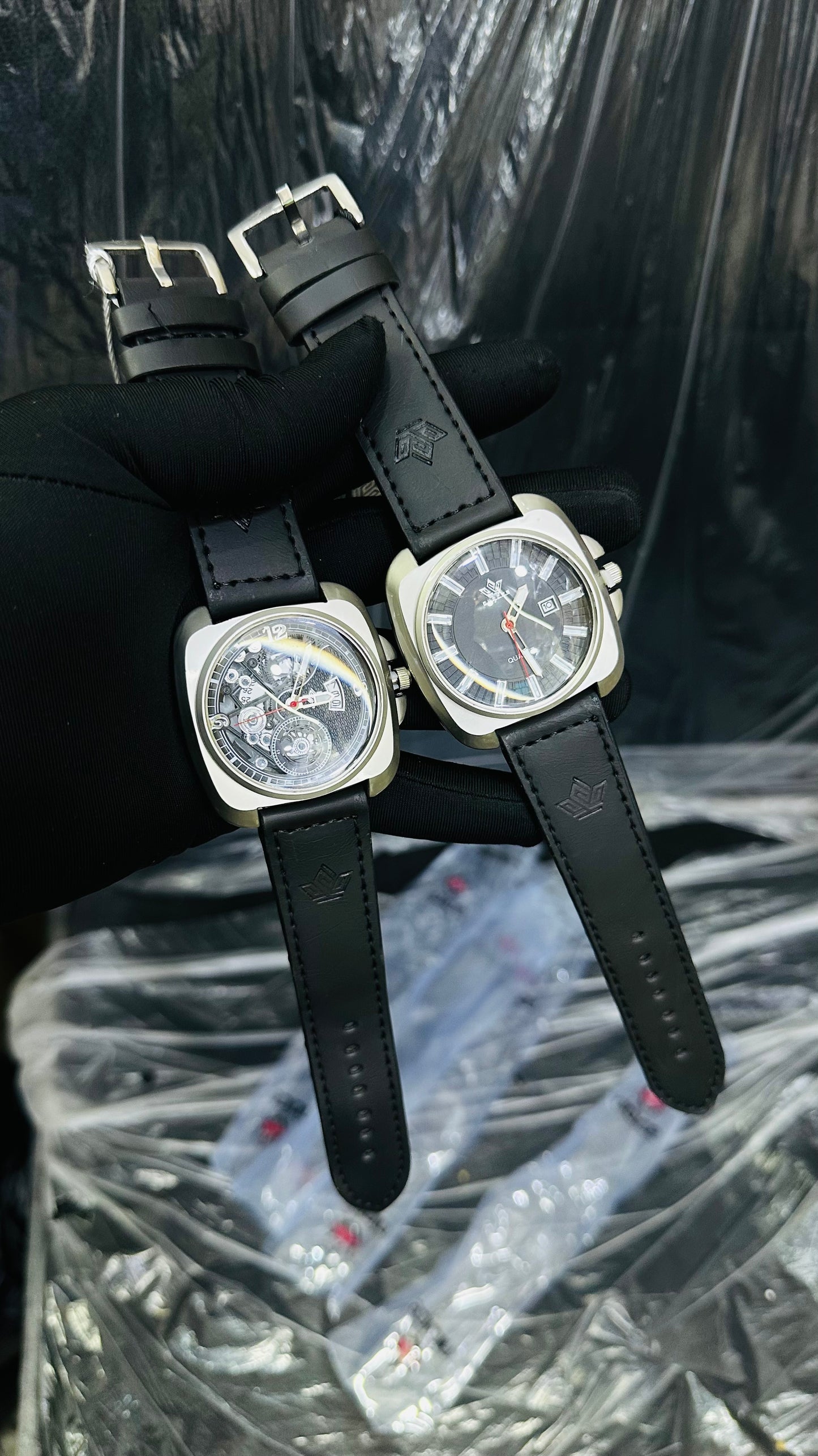 Leather Wristwatch(for men)