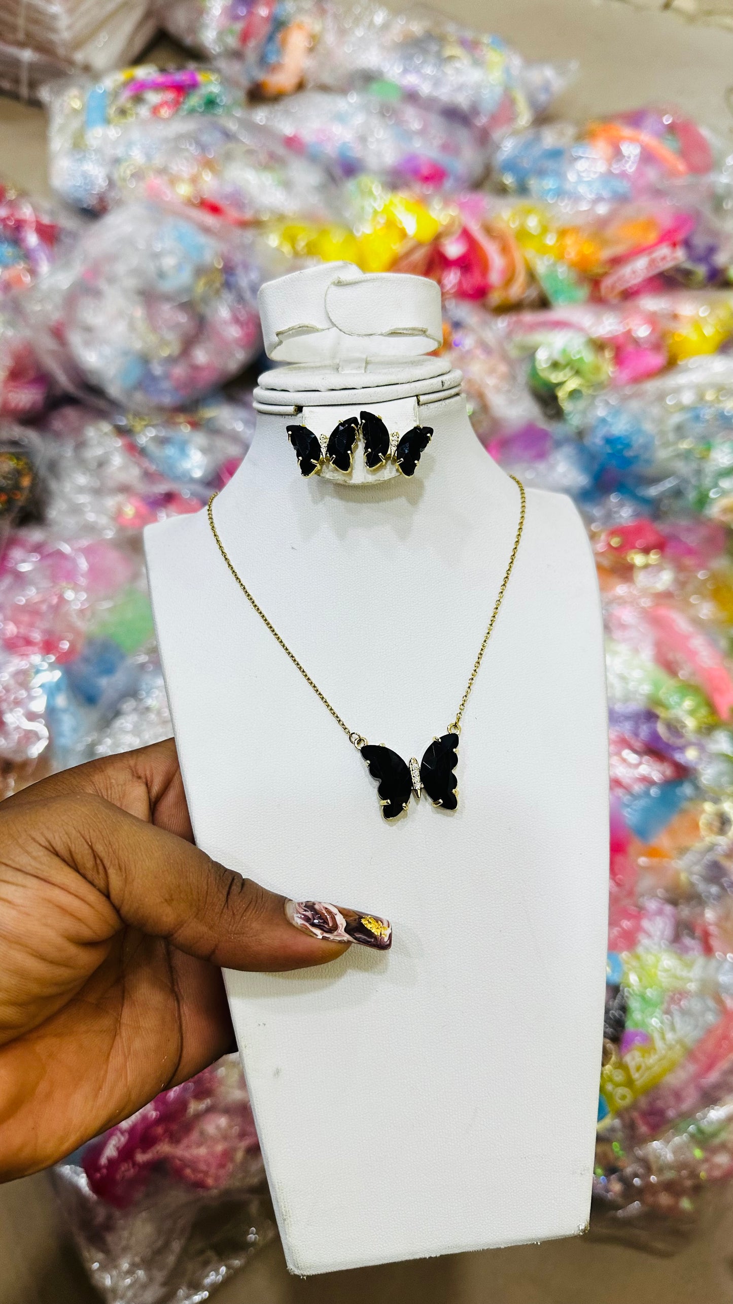 🦋Crystal butterfly Jewelry