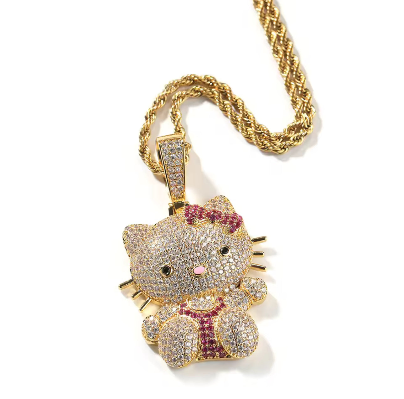 Big Kitty Pendant & Chain