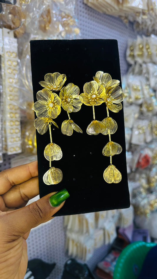 Flower earrings