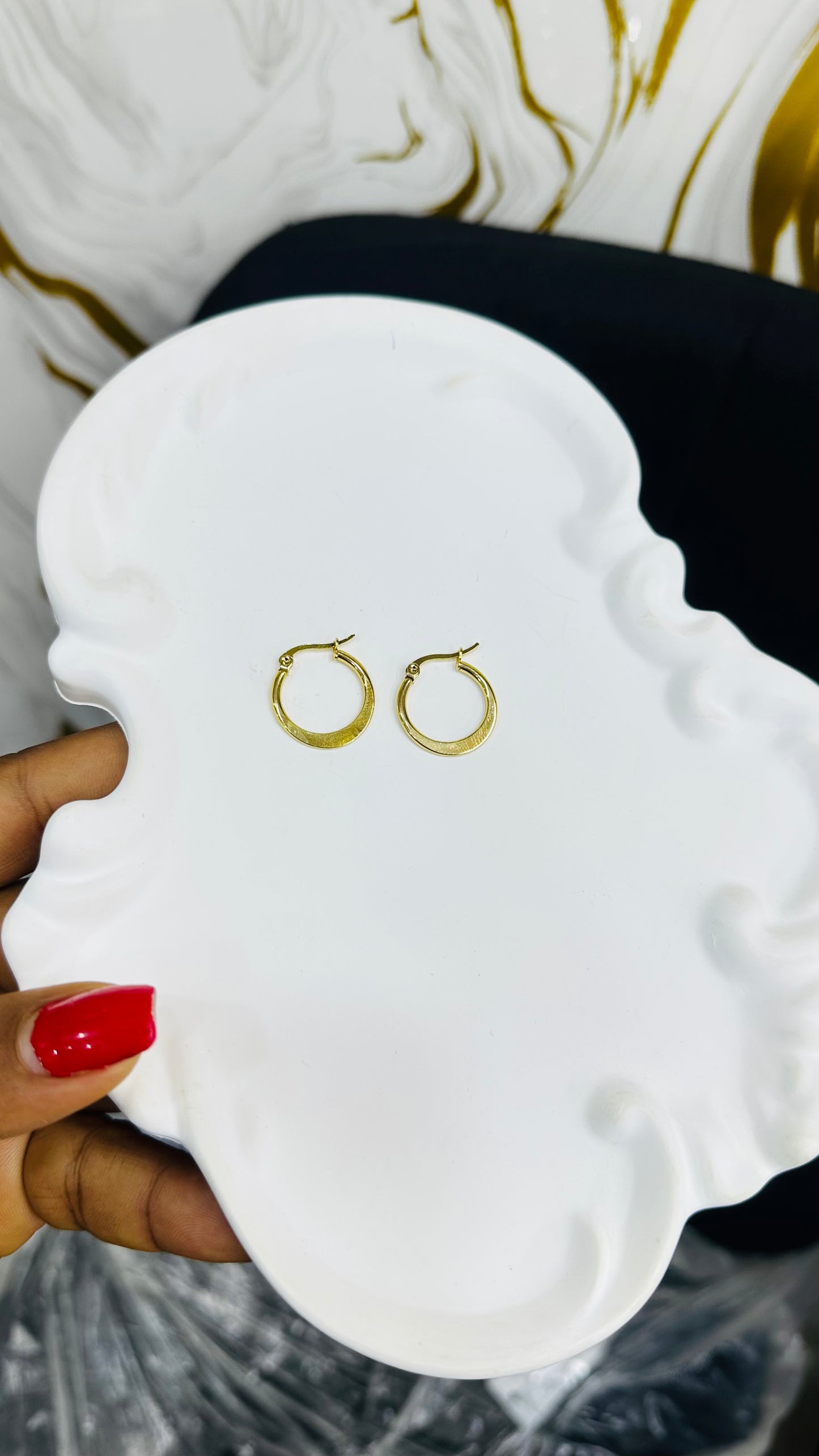 Steel Shapes earrings (small size)