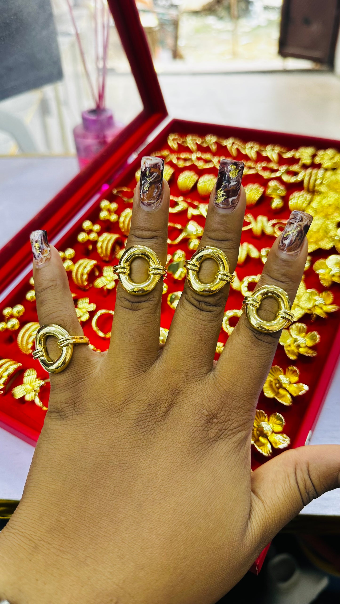 Gold Statement Rings