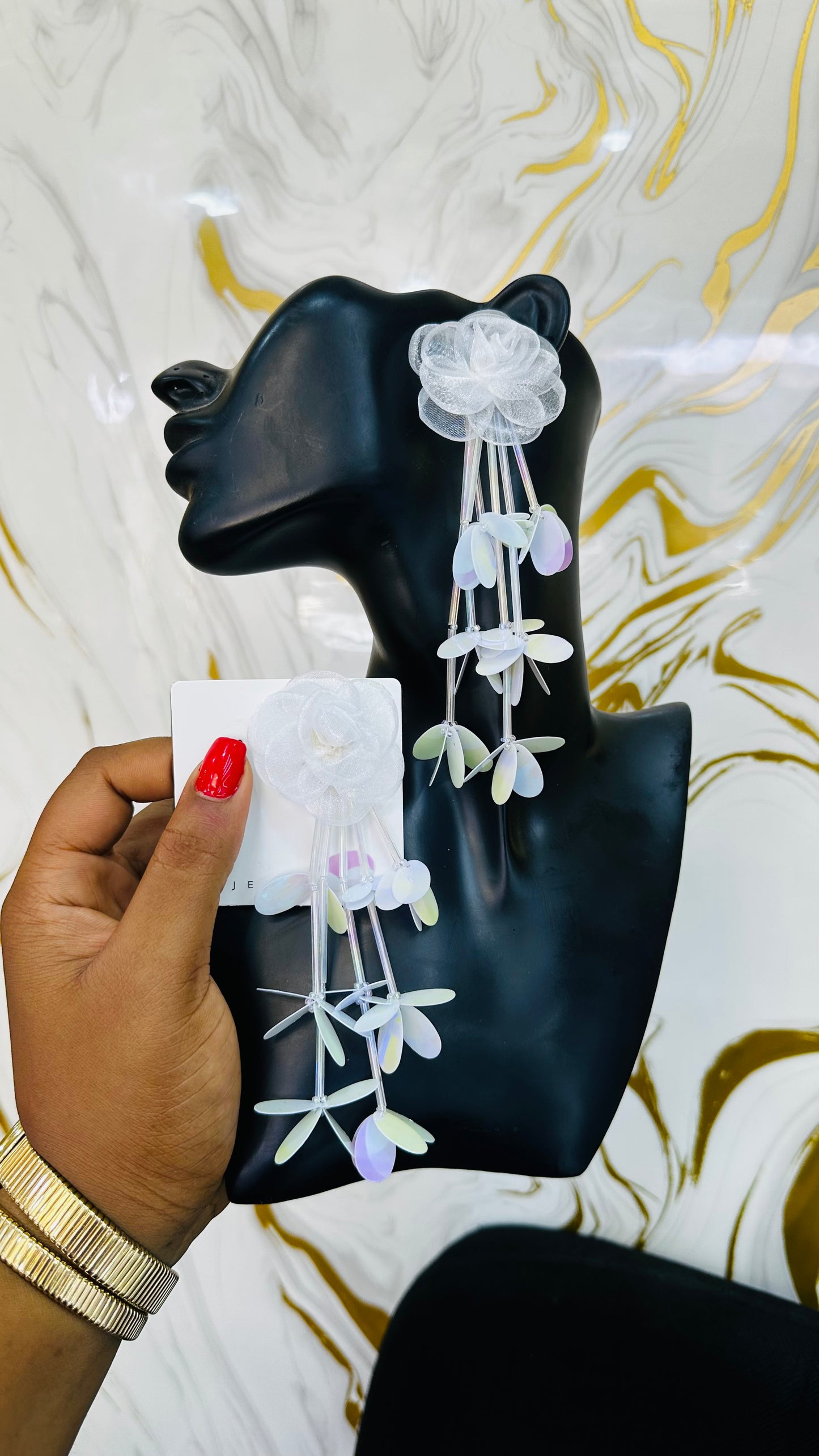 Flower Earrings (model 13)