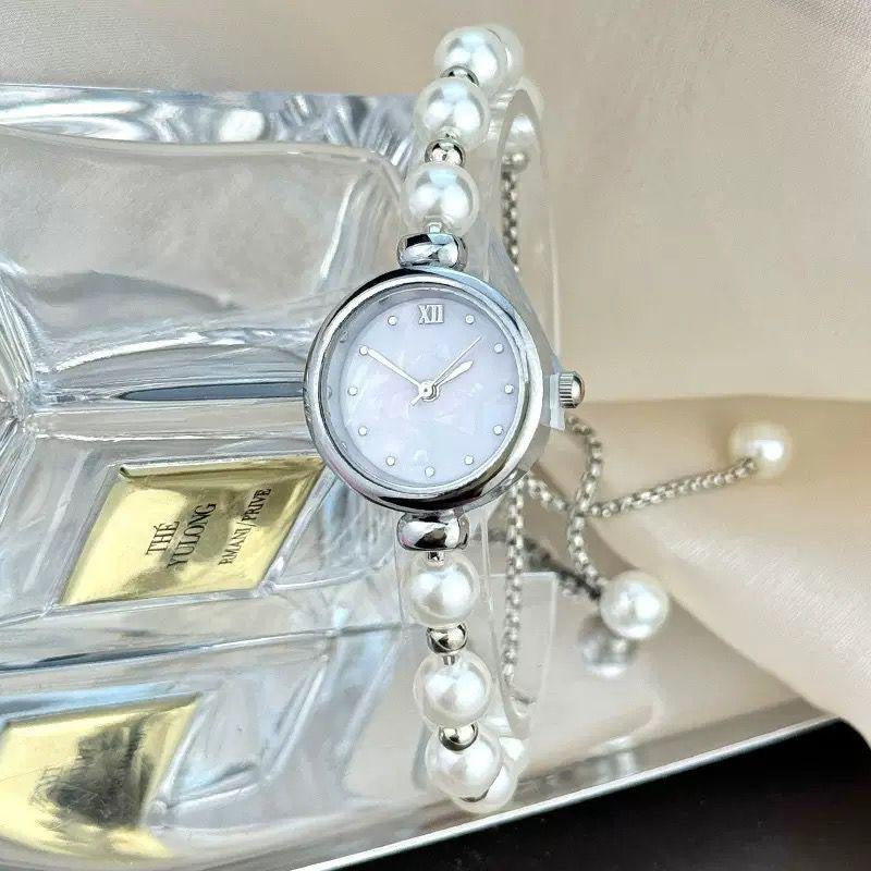 Adjustable Pearl Wristwatch