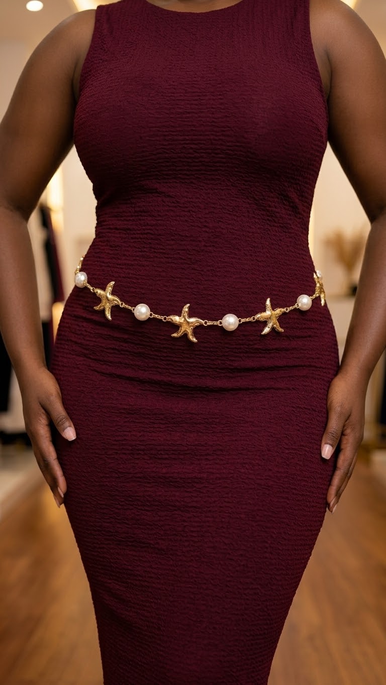 Waist chain Belt (golden✨)