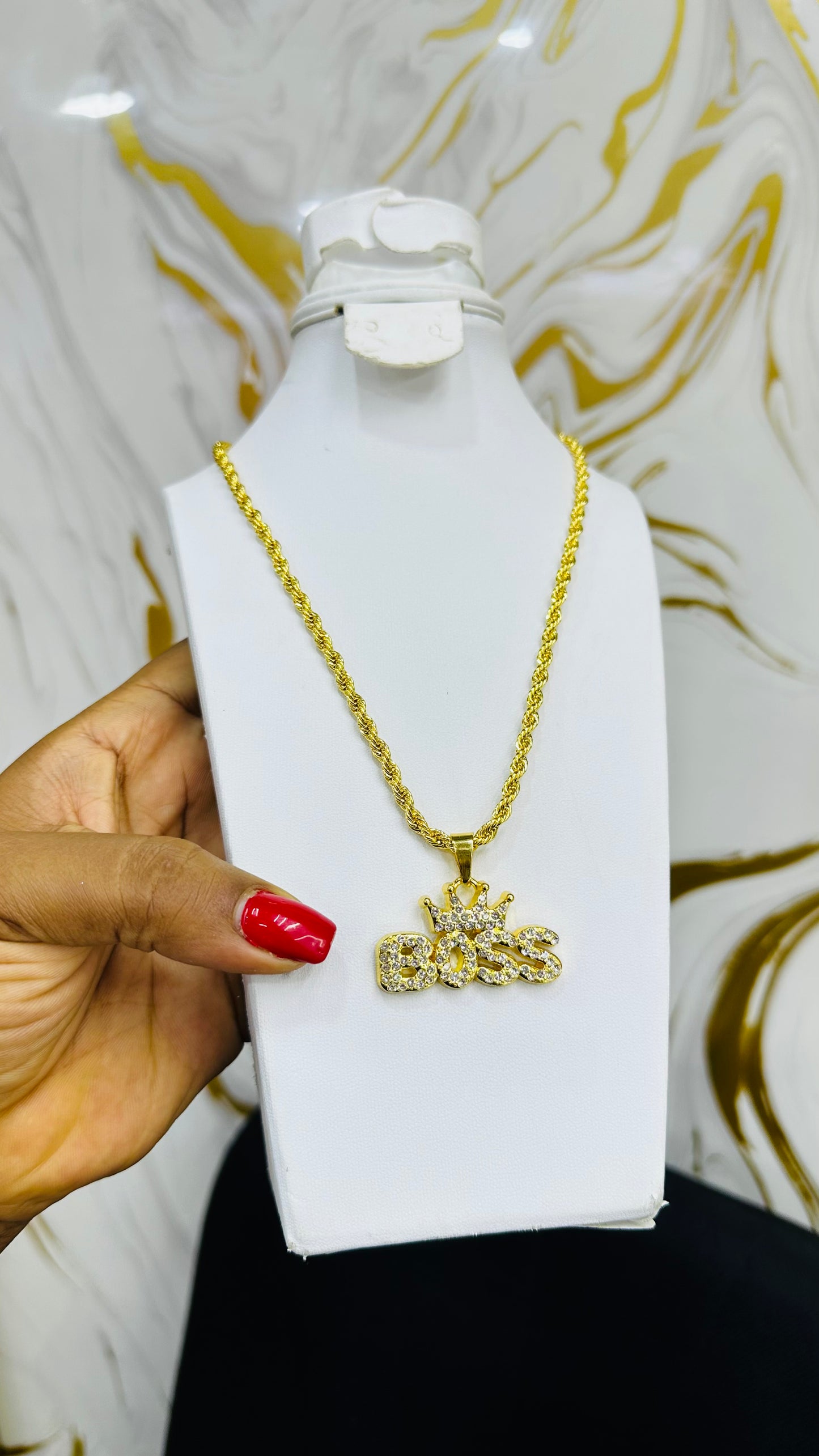 Long stoned Necklace
