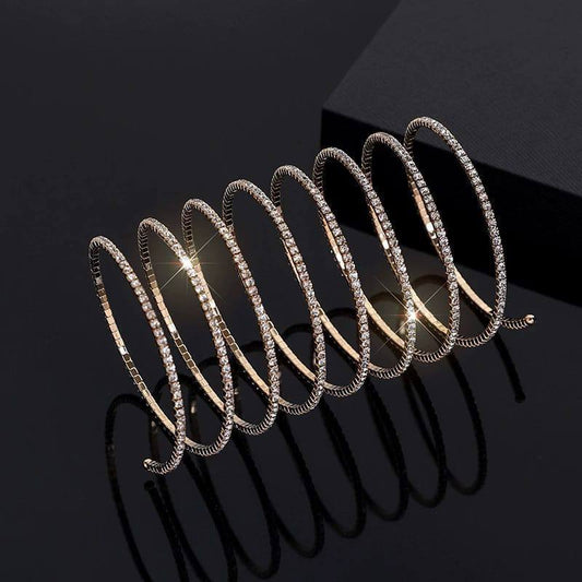 8 lines Spiral bangles