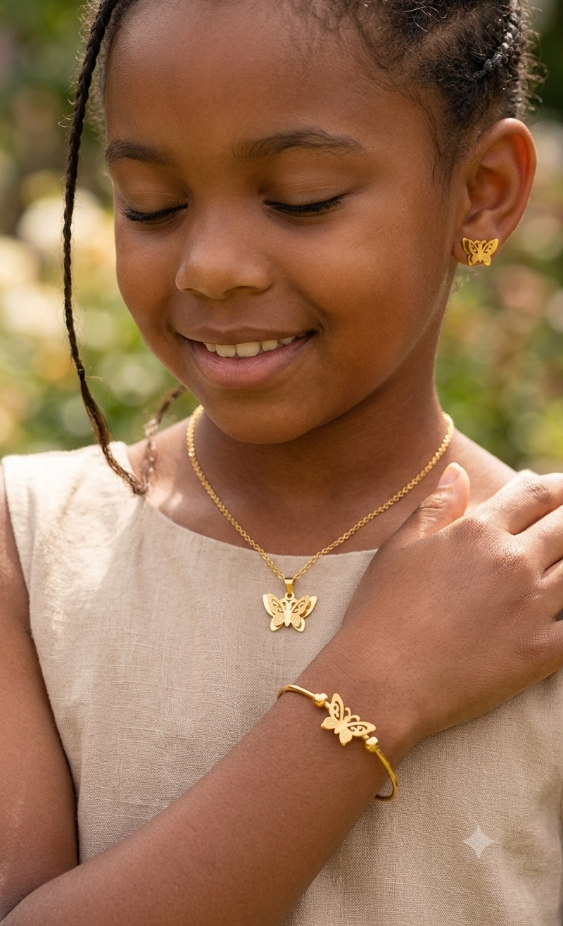 Adult/Children Steel Jewelry Set II