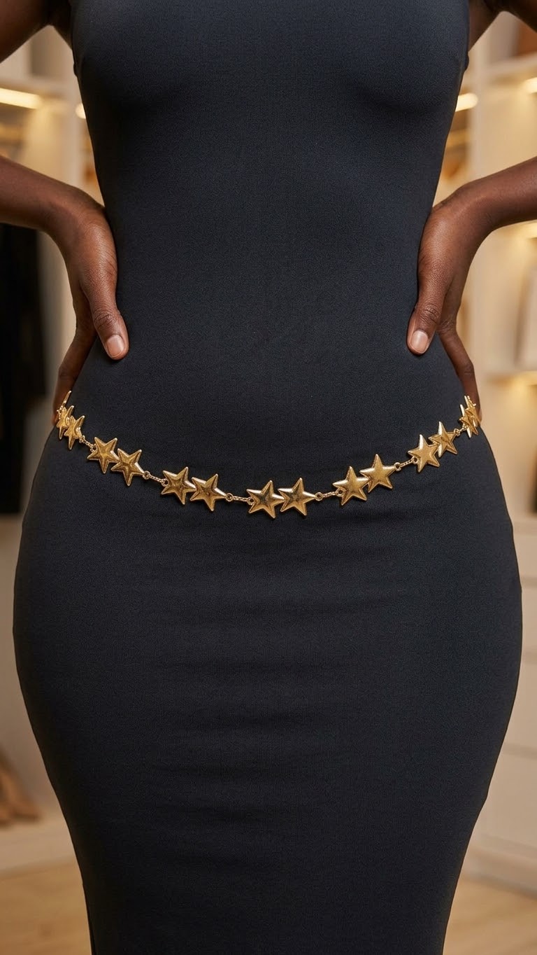 Waist chain Belt (golden✨)
