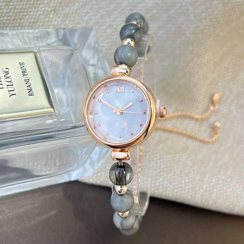 Adjustable Pearl Wristwatch