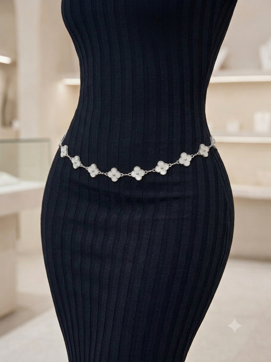Waist chain Belt (silver 🩶)