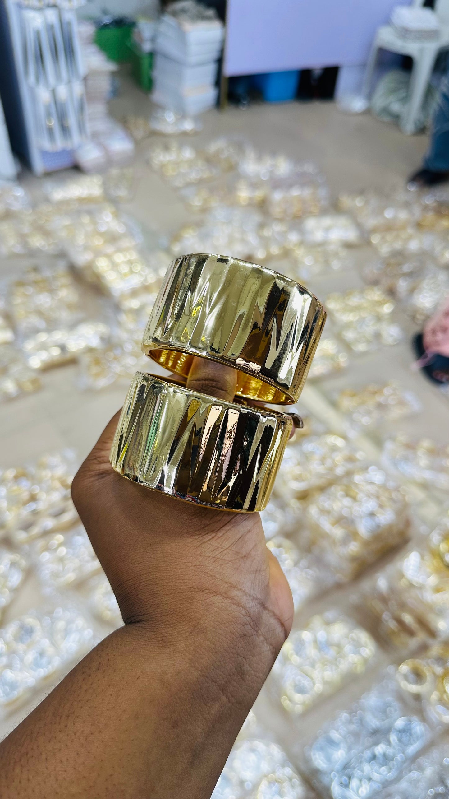 Chunky Bangles (steel quality)