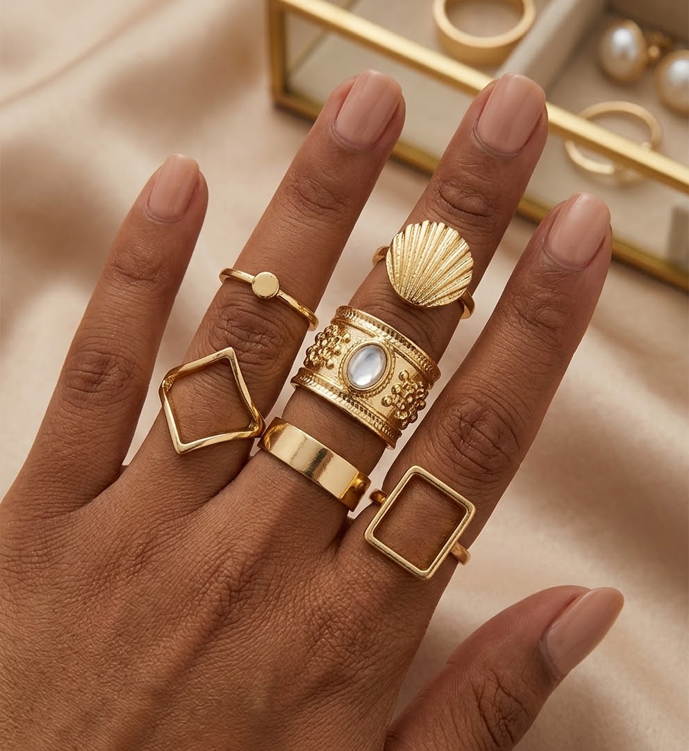 Fashion Knuckle Rings set