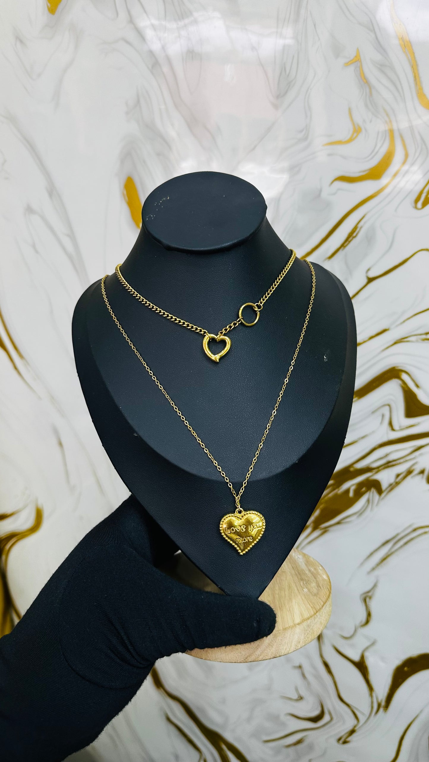 Layered Necklace (stainless steel)