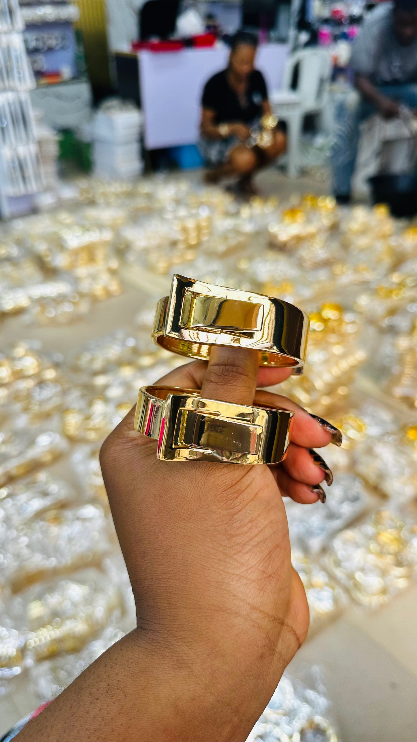 Chunky Bangles (steel quality)
