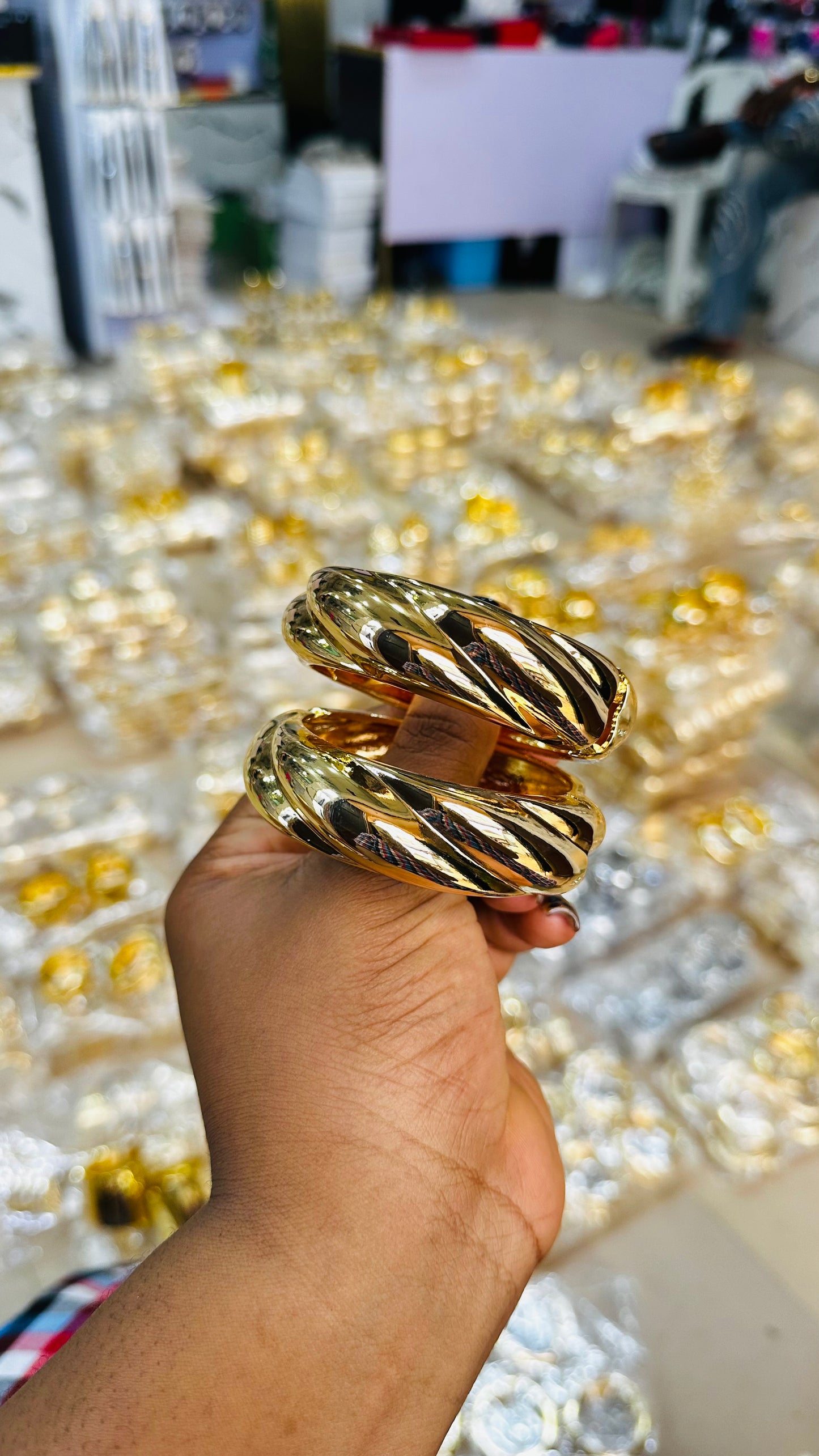 Chunky Bangles (steel quality)