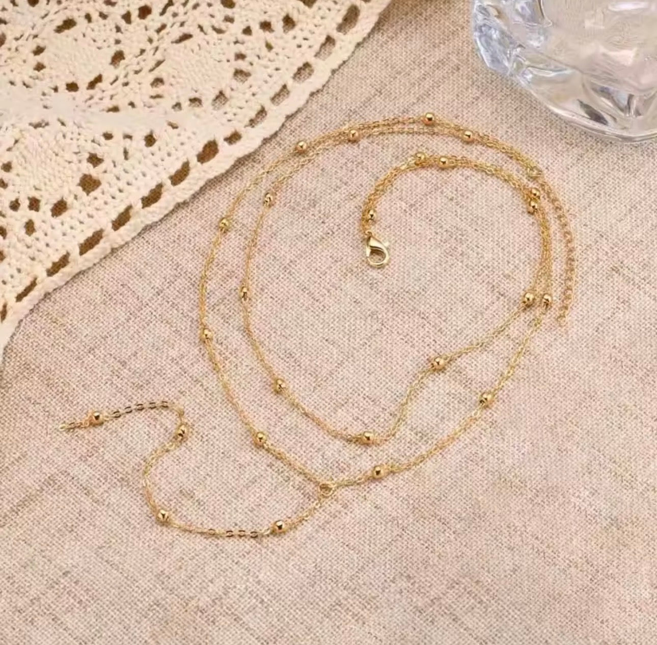 Double drop Necklace