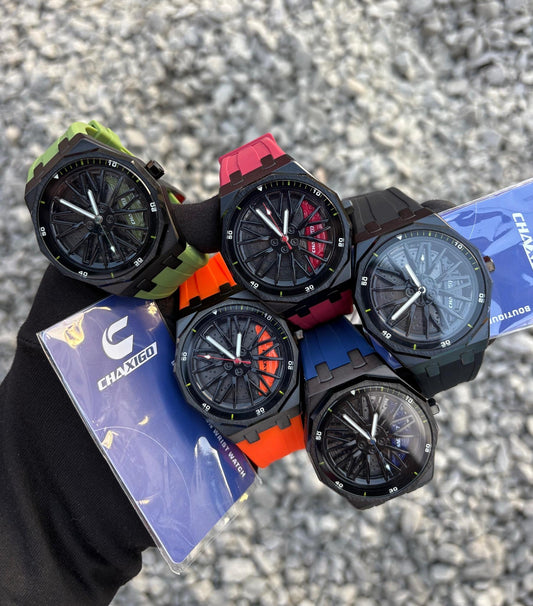 CHAXIGO WRISTWATCH (rubber strap) fully boxed