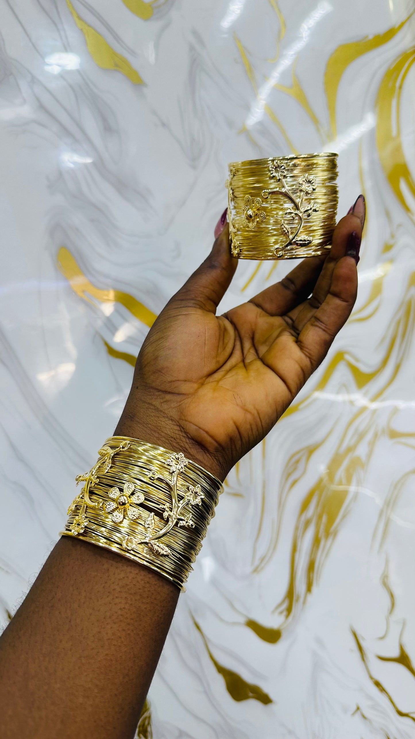 Chunky Net bangle