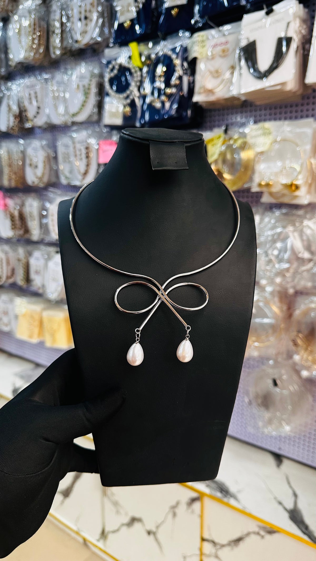 Cord Choker Necklace (design 1)