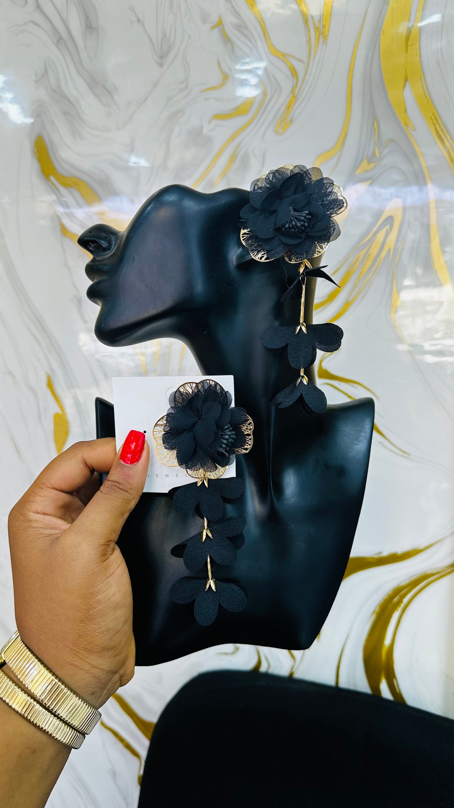 Flower Earrings (model 15)