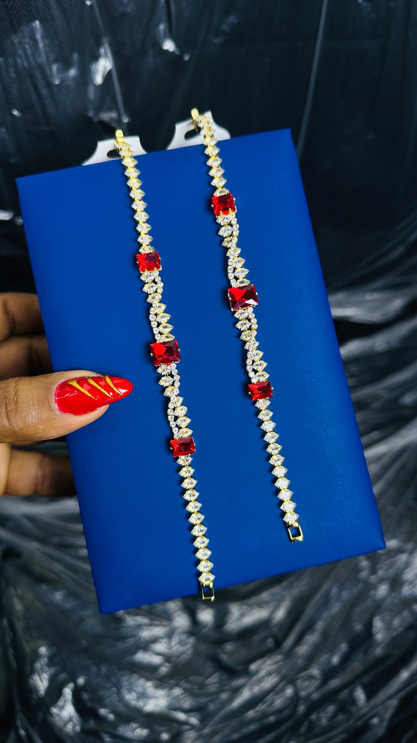 Zirconia Bracelet 2(gold)