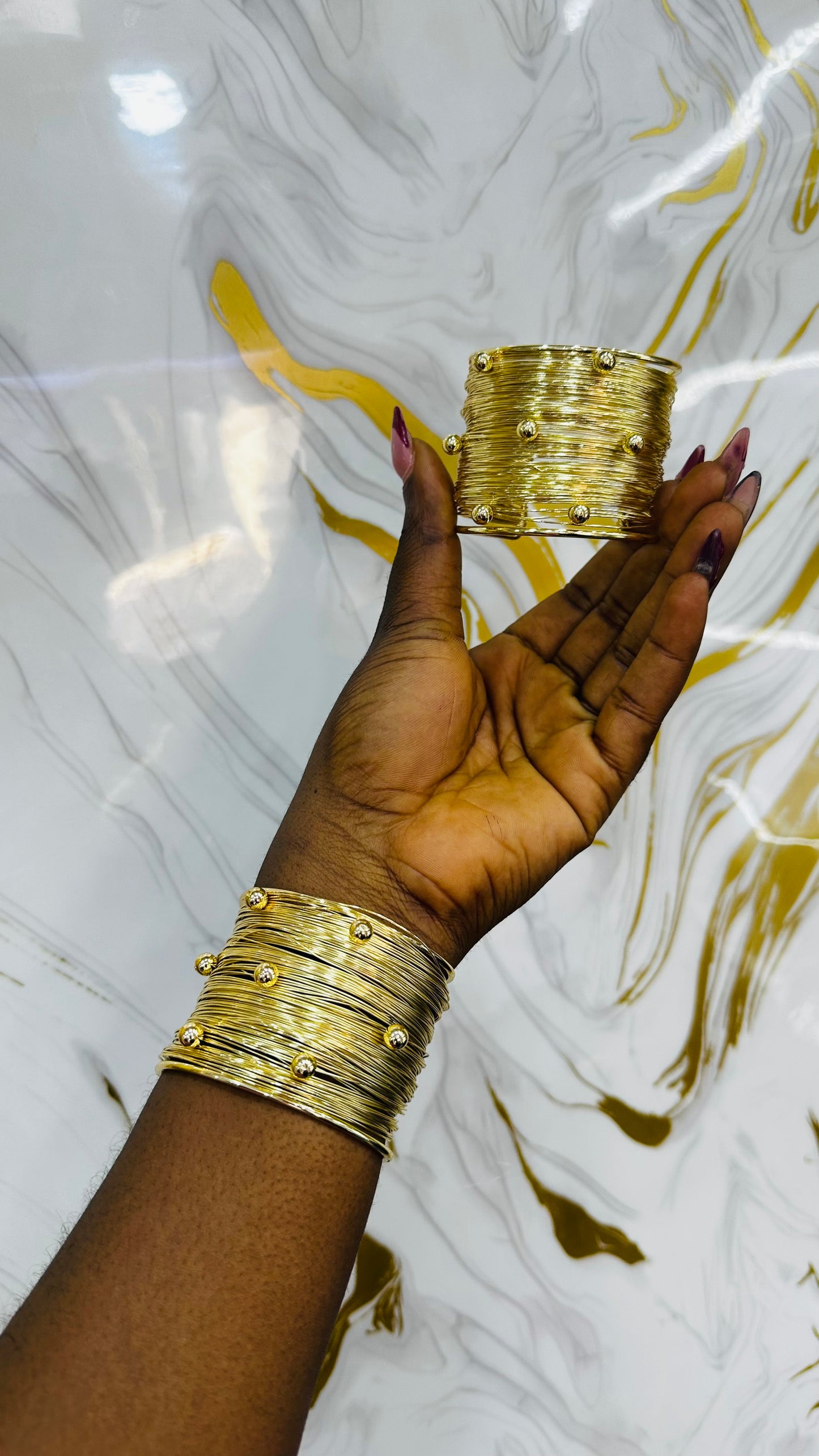 Chunky Net bangle