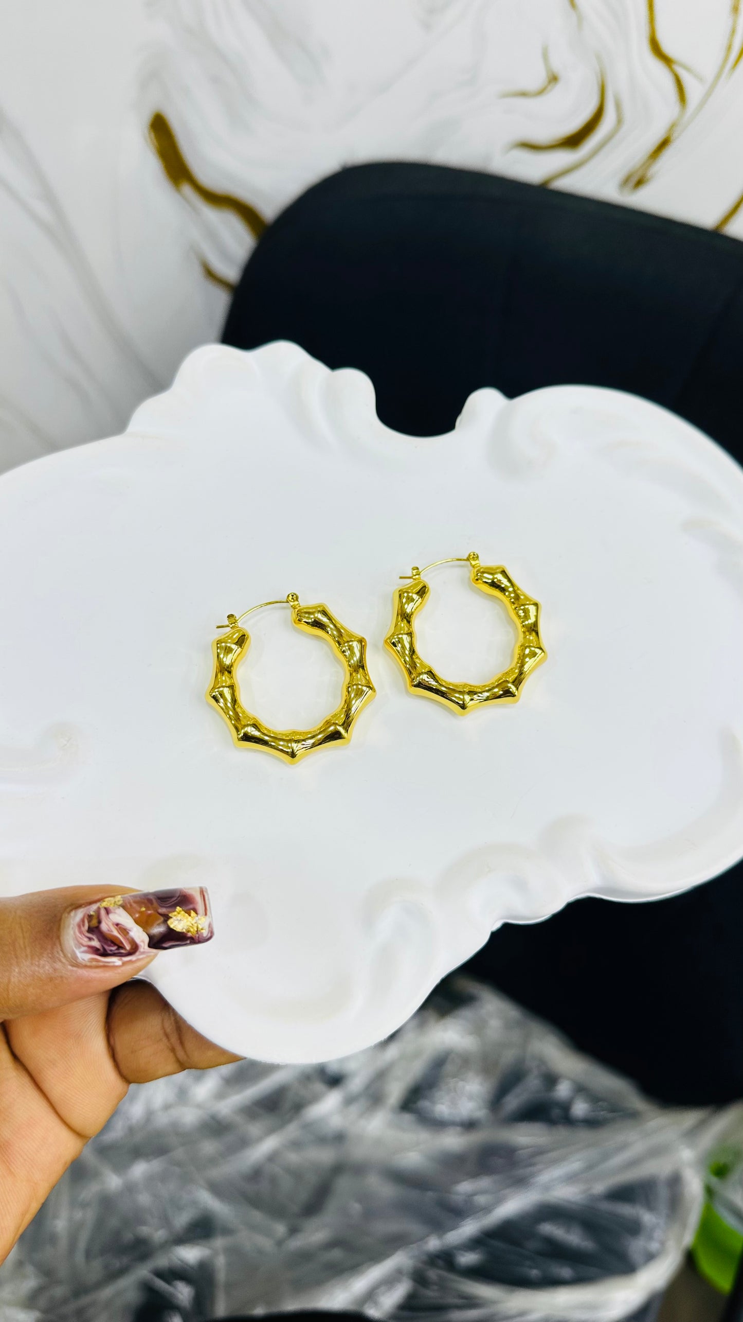 Minimalist hoops & stud Earrings